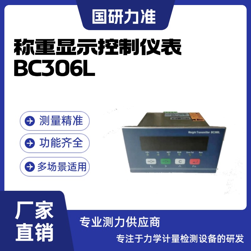 国研力准BC306L称重显示控制仪表